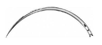 ШОВНА ГОЛКА №B8 РІЖУЧА 46 mm, Ø 1 mm